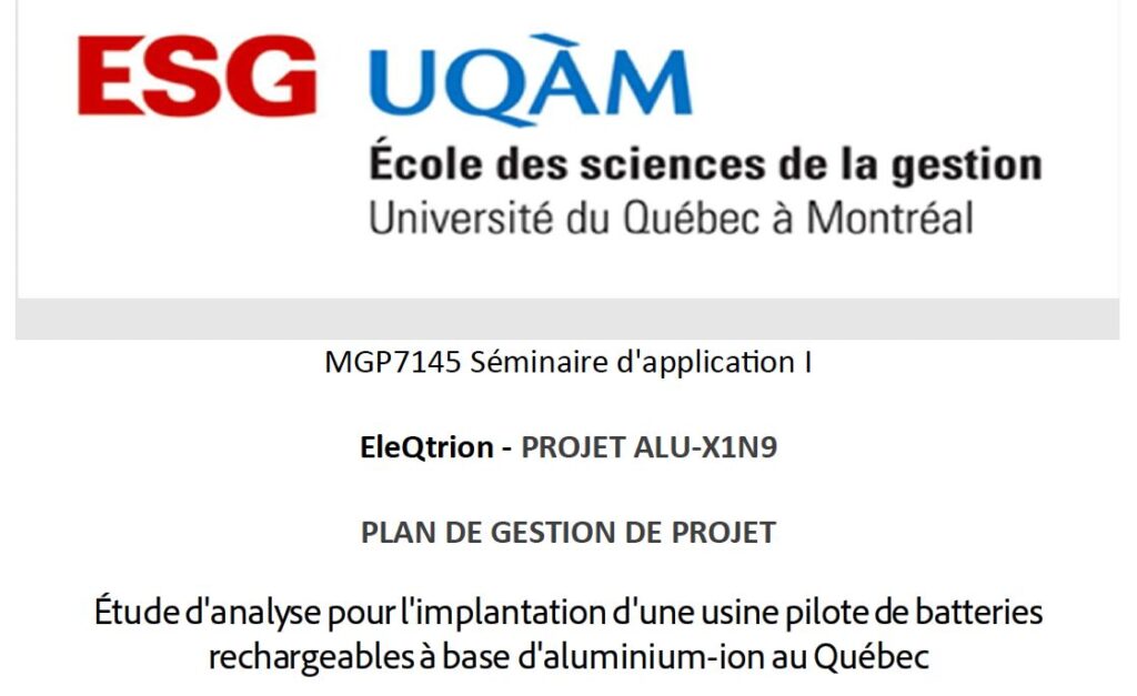 aluminum-battery-ESG-UQAM-project-management